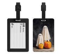 Family of Cute Little Ghosts Luggage Tags Bag Travel Tag