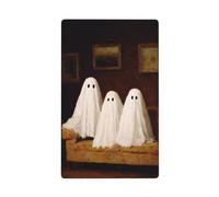 Family of Ghosts Sitting On The Sofa Single Toggle Blank Wall Plate Light Switch Cover Decorative 1 Gang for Kitchen Room Bathroom Size 11.4x7cm