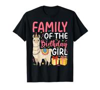 Family of the Birthday Girl Llama Birthday Party T-Shirt
