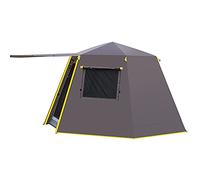 Family Outdoor Camping Tent Automatic Pop-Up Tent 3-4 Person Double Layer Waterproof Instant Tent Easy Set Up (Coffee Color 3) beautiful scenery