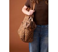 FAMILY pet carrier bag printed brown