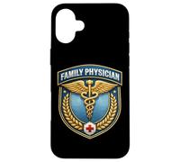 Family Physician Medicine General Practice Doctor Caduceus Case for iPhone 16 Plus