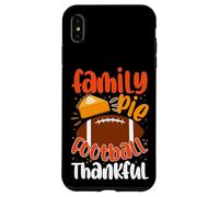 Family Pie Football Thankful Thanksgiving Men Women Kids Case for iPhone XS Max