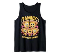 Family Pizza Design - Every Slice Counts Tank Top