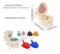 Family Poop Shoot The Toilet Creative Toy Toilet Launcher Collectible Toy Funny Family Game Fast And Frenzied Game For 2 4 Players