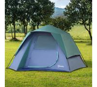 Outsunny Family Pop-Up Camping Tent W/ Removable Waterproof Rainfly