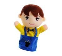 Family Puppets - Improve Speech and Communication with Working Mouths, Set of 6 Different Plush Characters Including Grandparents, Soft Sensory Fabric 30cm | for the