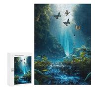 Family Puzzle Night - Butterfly Dream, Displayable Picture Puzzle, 300 PCS - for A Rewarding Weekend Challenge