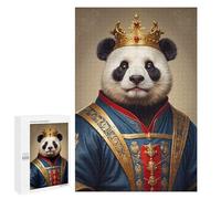 Family Puzzle Night - Panda Prince, Decorative Jigsaw for Grown-Ups, 1000 PCS, with A Decorative Finished Picture