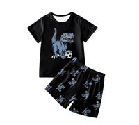 Family Pyjamas Sets Soft Cozy Sleepwear Long Sleeve Nightwear Children Pajama Set Personalized Pyjama Teen for Age 3-16 Years Black