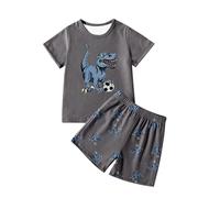 Family Pyjamas Sets Soft Cozy Sleepwear Long Sleeve Nightwear Children Pajama Set Personalized Pyjama Teen for Age 3-16 Years Grey