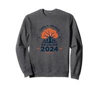 Family Reunion 2024 Legacy Tree Gathering Sweatshirt, Adult Unisex, Dark Heather Grey, S