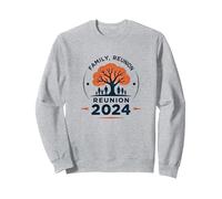 Family Reunion 2024 Legacy Tree Gathering Sweatshirt, Adult Unisex, Heather Grey, L