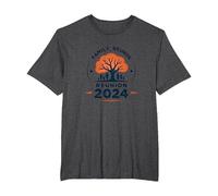 Family Reunion 2024 Legacy Tree Gathering T-Shirt, Men's Big and Tall, Dark Heather Grey, 4X Tall