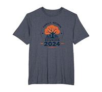 Family Reunion 2024 Legacy Tree Gathering T-Shirt, Men's Big and Tall, Heather Blue, 4X Tall