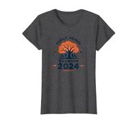 Family Reunion 2024 Legacy Tree Gathering T-Shirt, Women, Dark Heather Grey, 3XL