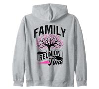 Family Reunion Time Families Gathering Meeting Zip Hoodie