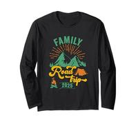 Family Road Trip 2025 Camping Crew Vacation Holiday Trip Long Sleeve T-Shirt