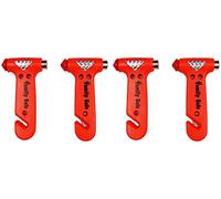 Family Safe 4 Pack Emergency Escape Tool - Seatbelt Cutter Window Breaker