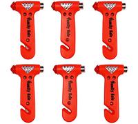 Family Safe 6 Pack Seatbelt Cutter Window Breaker Emergency Escape Multi Tool