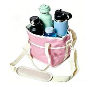 Family Size 4 Compartment Drink Bag, Insulated Drink Carrier Bag for 4 Cups