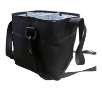 Family Size 4 Compartment Drink Bag, Portable 4 Cup Carrier with Handle and Adjustable Shoulder Strap, No Spill Car Drink Carrier Bag, Silver Thermal Lining, for Travel Picnic Hiking Delivery