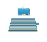 Family Size Waterproof Picnic Blanket 200x300cm - Sandproof Beach Rug, Thick PVC Base, Tear-Resistant, Folds to 32x20cm, Easy Wipe Clean Portable Fold Design, Suitable for Wet Grass(Style L)