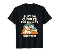 Family Squad Pillow Fort Cuddles and Giggles T-Shirt
