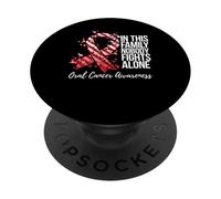 Family Support Oral Cancer Awareness PopSockets Adhesive PopGrip