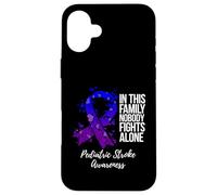 Family Support Pediatric Stroke Awareness Case for iPhone 16 Plus