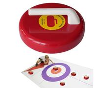 Family Table Curling - Table Curling Game - Development Toys for Kids Adults Offices Dorm College Yard Backyard Party Family Gathering Bar Floor Holiday