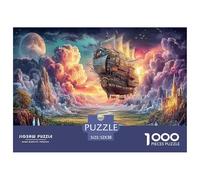 Family Teamwork 1000-Piece Puzzle Kit - Divides The Puzzle Into Sections. A Strategic Jigsaw System Allowing Multiple Family Members (Kids & Adults) to Work in Parallel.