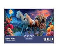 Family Teamwork 1000-Piece Puzzle Kit - Divides The Puzzle Into Sections. A Strategic Jigsaw System Allowing Multiple Family Members (Kids & Adults) to Work in Parallel.