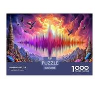 Family Teamwork 1000-Piece Puzzle Kit - Divides The Puzzle Into Sections. A Strategic Jigsaw System Allowing Multiple Family Members (Kids & Adults) to Work in Parallel.
