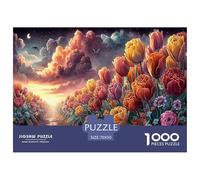 Family Teamwork 1000-Piece Puzzle Kit - Divides The Puzzle Into Sections. A Strategic Jigsaw System Allowing Multiple Family Members (Kids & Adults) to Work in Parallel.