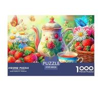 Family Teamwork 1000-Piece Puzzle Kit - Divides The Puzzle Into Sections. A Strategic Jigsaw System Allowing Multiple Family Members (Kids & Adults) to Work in Parallel.