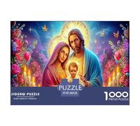 Family Teamwork 1000-Piece Puzzle Kit - Divides The Puzzle Into Sections. A Strategic Jigsaw System Allowing Multiple Family Members (Kids & Adults) to Work in Parallel.