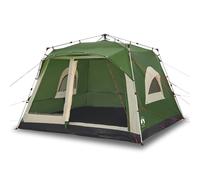 vidaXL Family Tent Cabin 7-Person Lightweight Camping Tent Green Quick Release