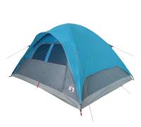 vidaXL Family Tent Dome 6-Person Blue Waterproof