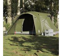 (olive green) vidaXL Family Tent Dome 6-Person Camping Tent Lightweight Tent Waterproof