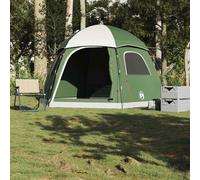 Family Tent Igloo 6-Person Green Waterproof Berkfield Home Green One Size