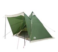 Family Tent Tipi 6-Person Lightweight Dome Green Waterproof vidaXL
