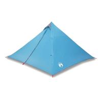Family Tent Tipi 7-Person Blue Waterproof Camping Shelter
