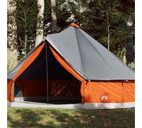 ** vidaXL Family Tent Tipi 12-Person Green Waterproof - Lightweight & Spacious