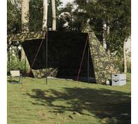 Family Tent Tipi 8-Person Camouflage Waterproof Berkfield Home Multi One Size