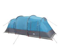 Family Tent Tunnel 6-Person Camping Lightweight Blue Waterproof vidaXL