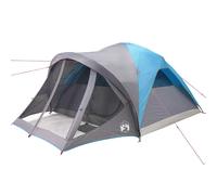 (blue) vidaXL Family Tent Tunnel 6-Person Waterproof Camping Tent Lightweight Tent