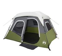 Family Tent with LED 6-Person Lightweight Tent Dome Tent Quick Release vidaXL
