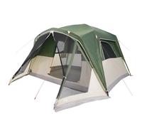 vidaXL Family Tent with Porch 6-Person Green Waterproof UK