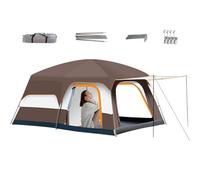Family Tent with Rooms | Cabin Tents for Camping with Separated Rooms,Windproof Cabin Shelter for Outdoor Backpacking Picnic Backyard Beach Hiking Travel Trip Trekking Trail Exploration Mountain Climb
